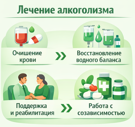лечение алкоголизма в Красноярске этапы
